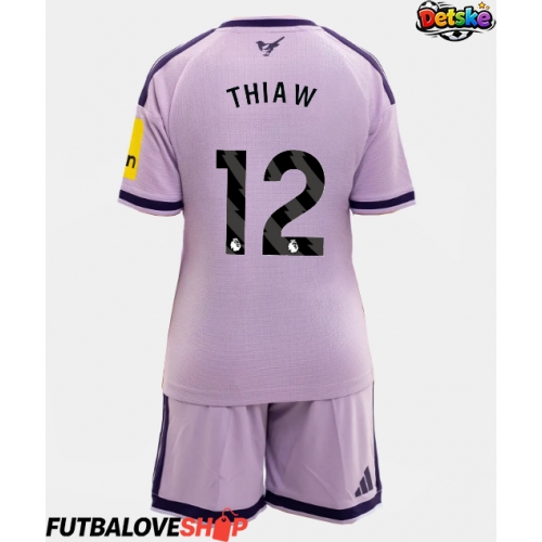 Dres Newcastle United Malick Thiaw #12 Tretina pre deti 2026-27 Krátky Rukáv (+ trenírky)